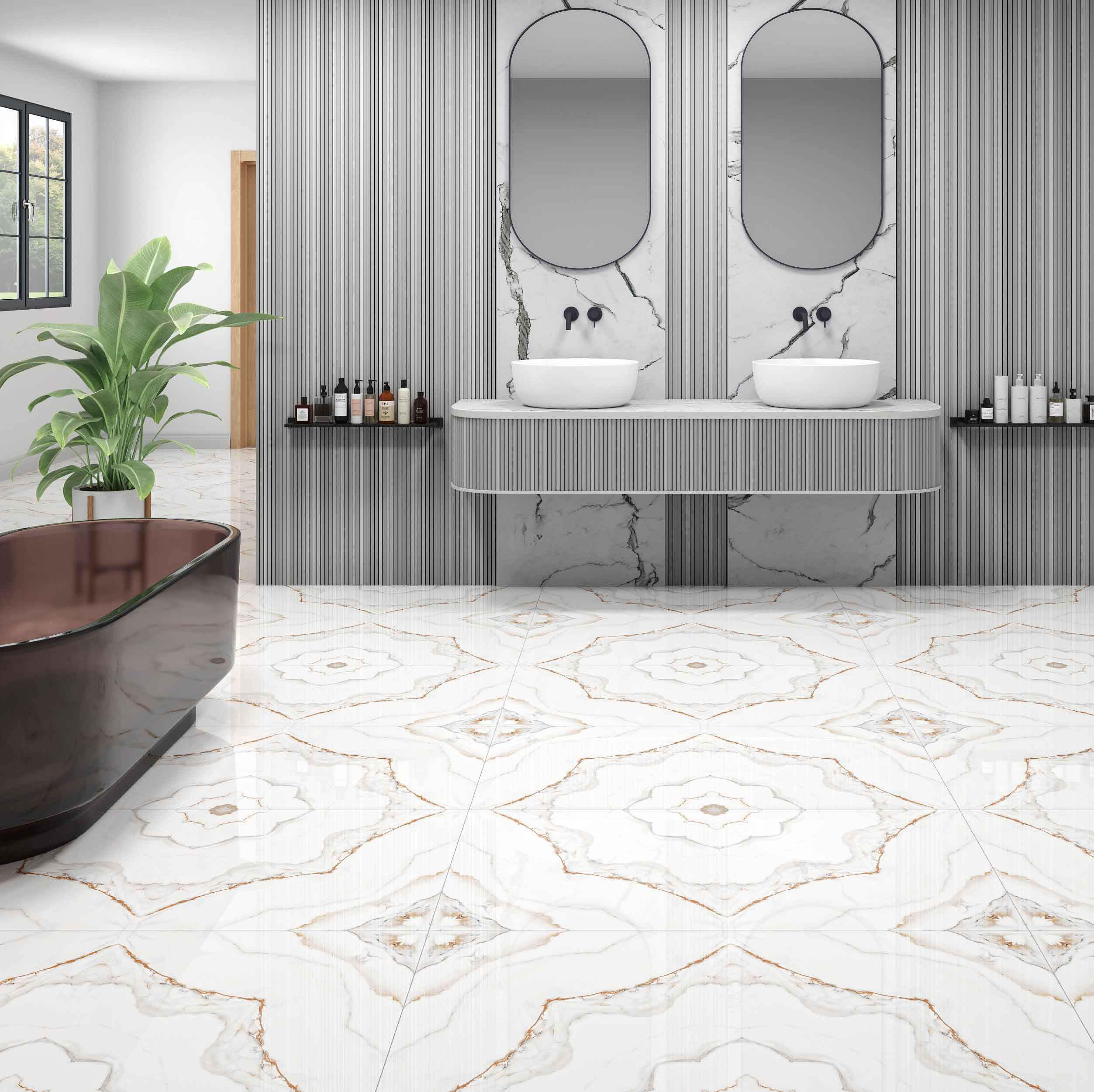 Frosty White Room Scene