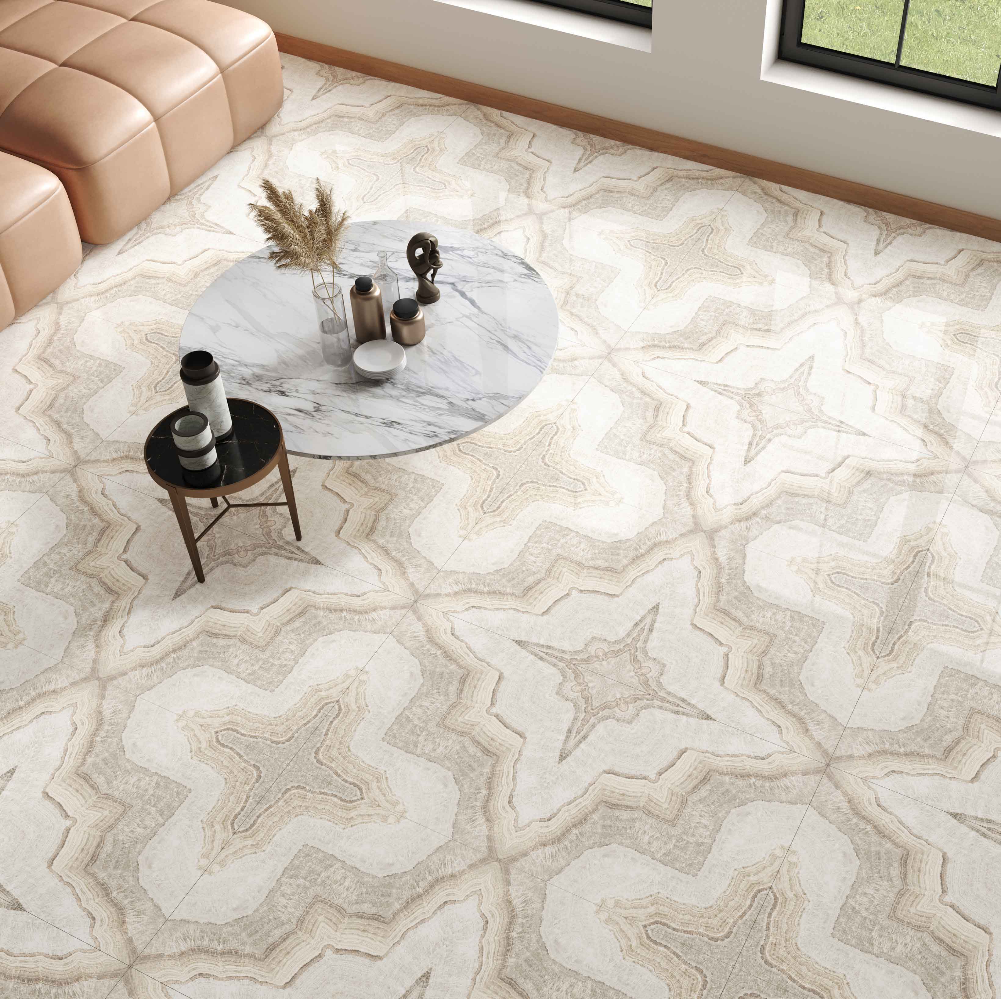 Desert Sand Mirror Room Scene