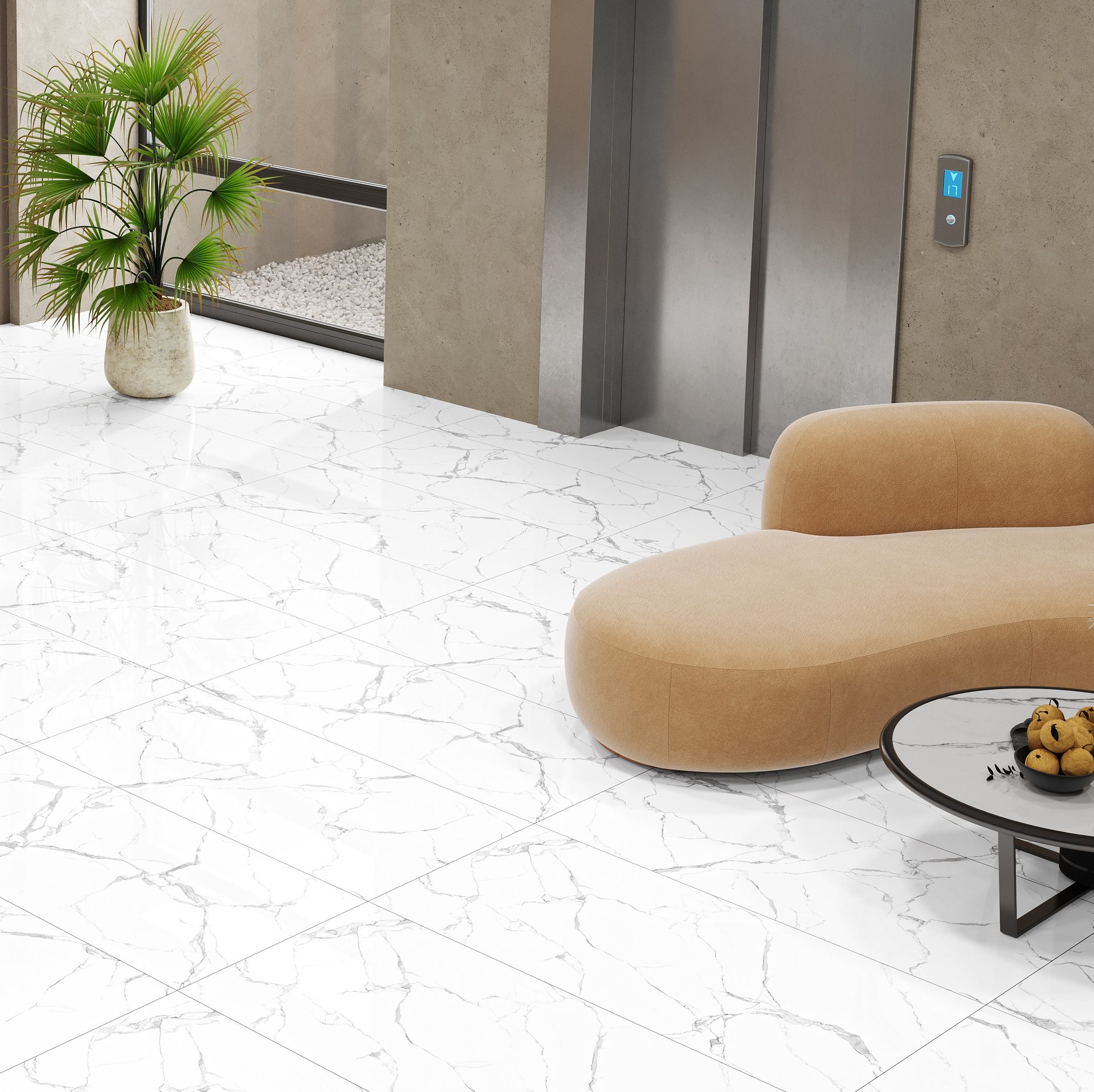 Aria Calacatta Room Scene