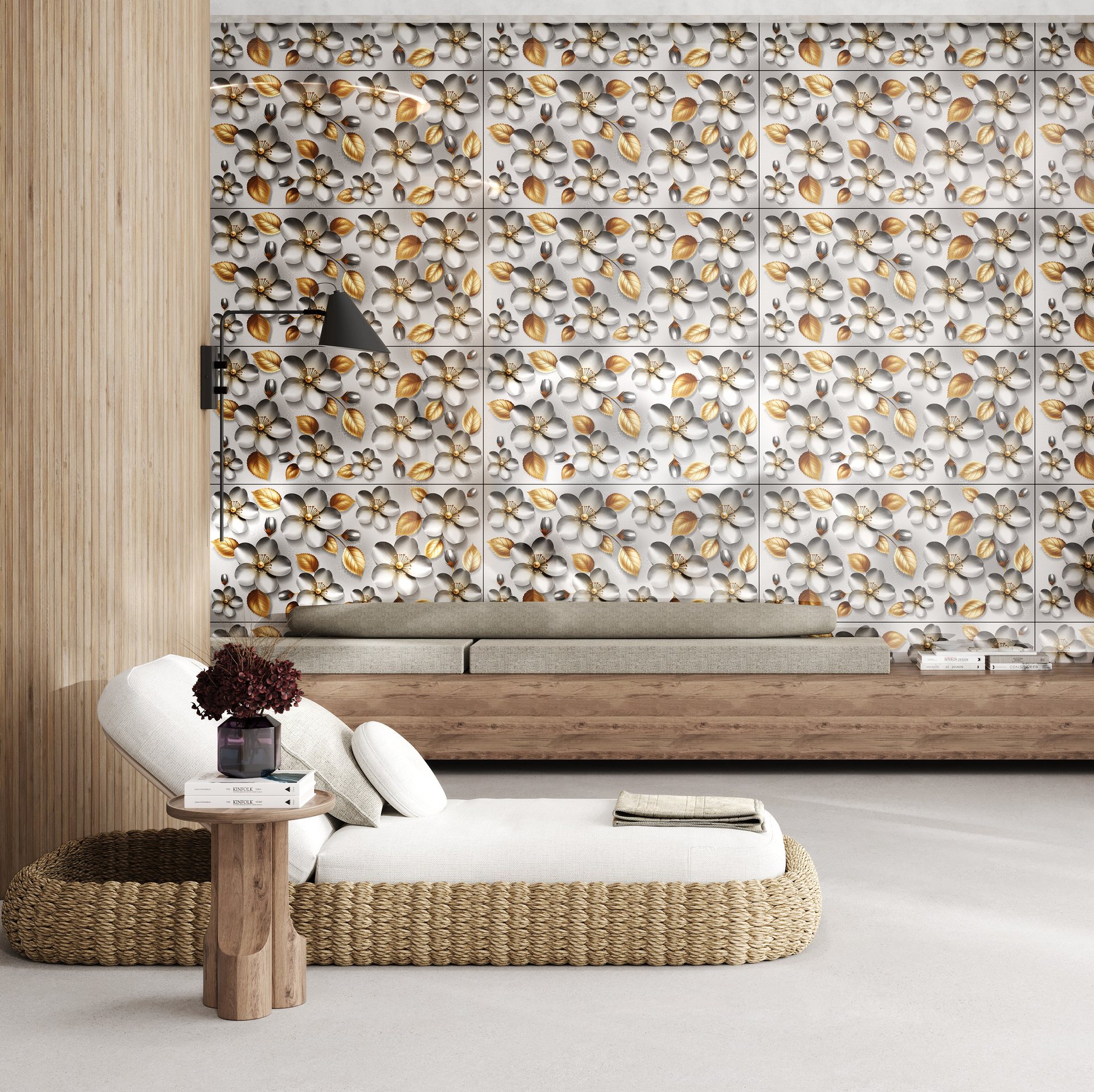 Glass Petals Room Scene