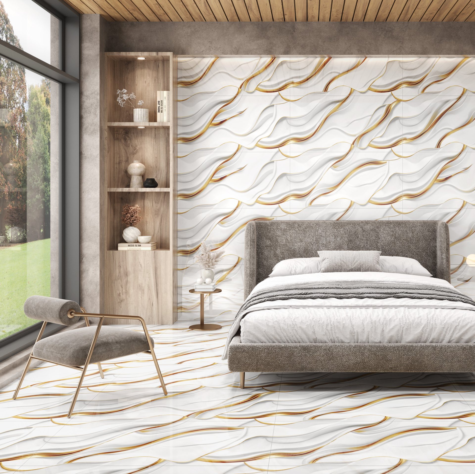 Golden Harmony Stone Room Scene