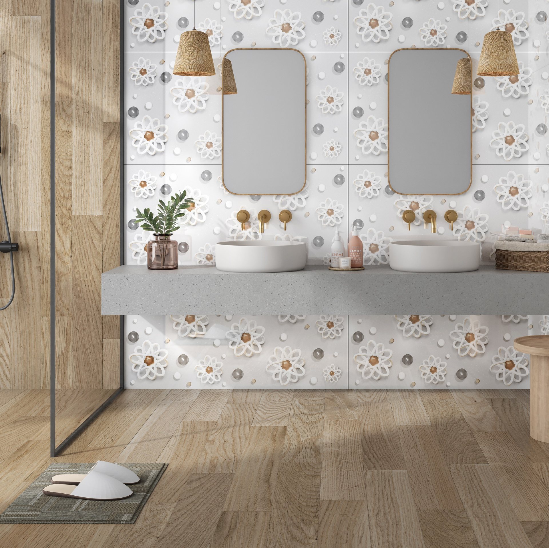 Graceful Flora Room Scene