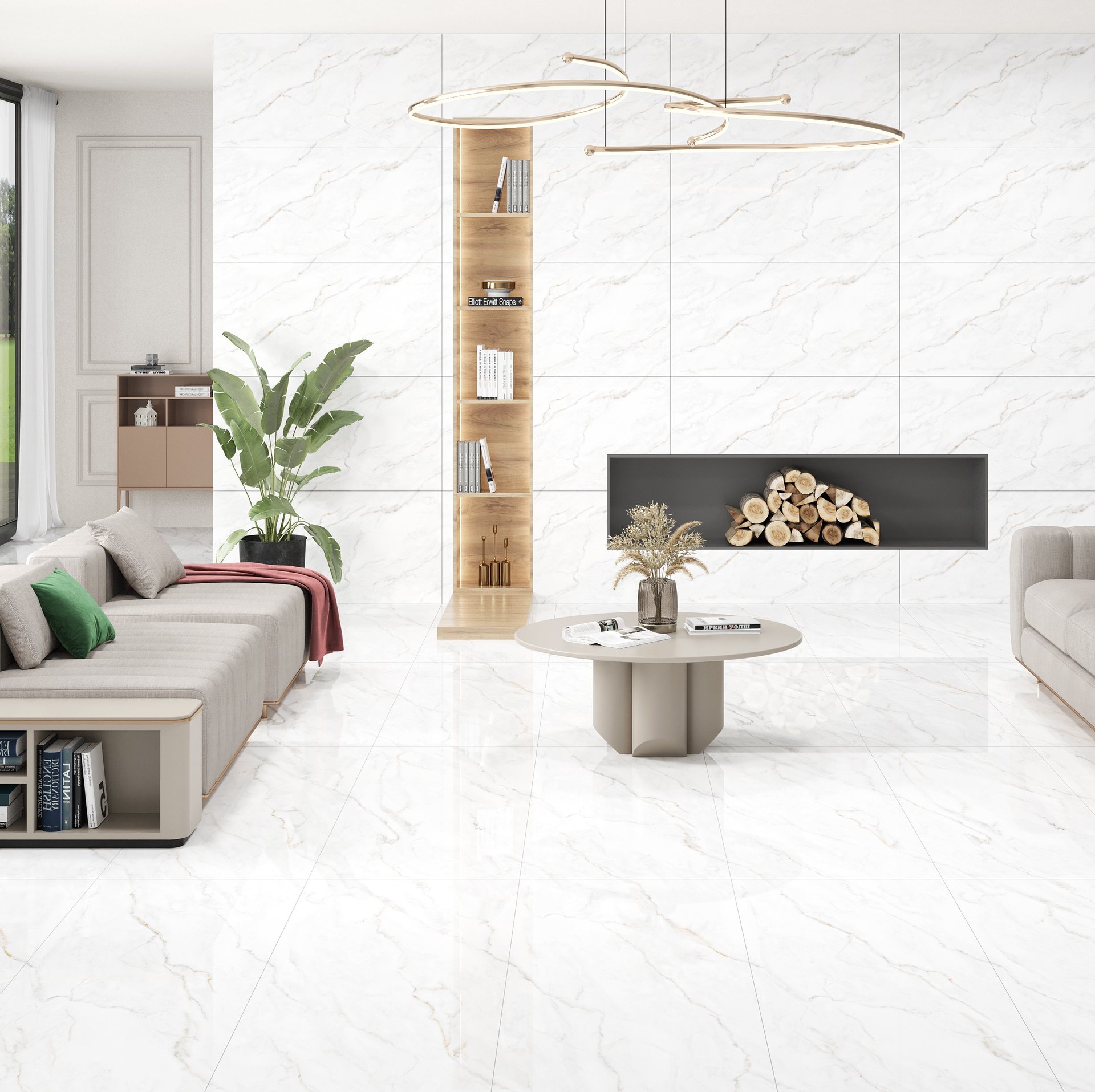 Opulence Statuario Room Scene