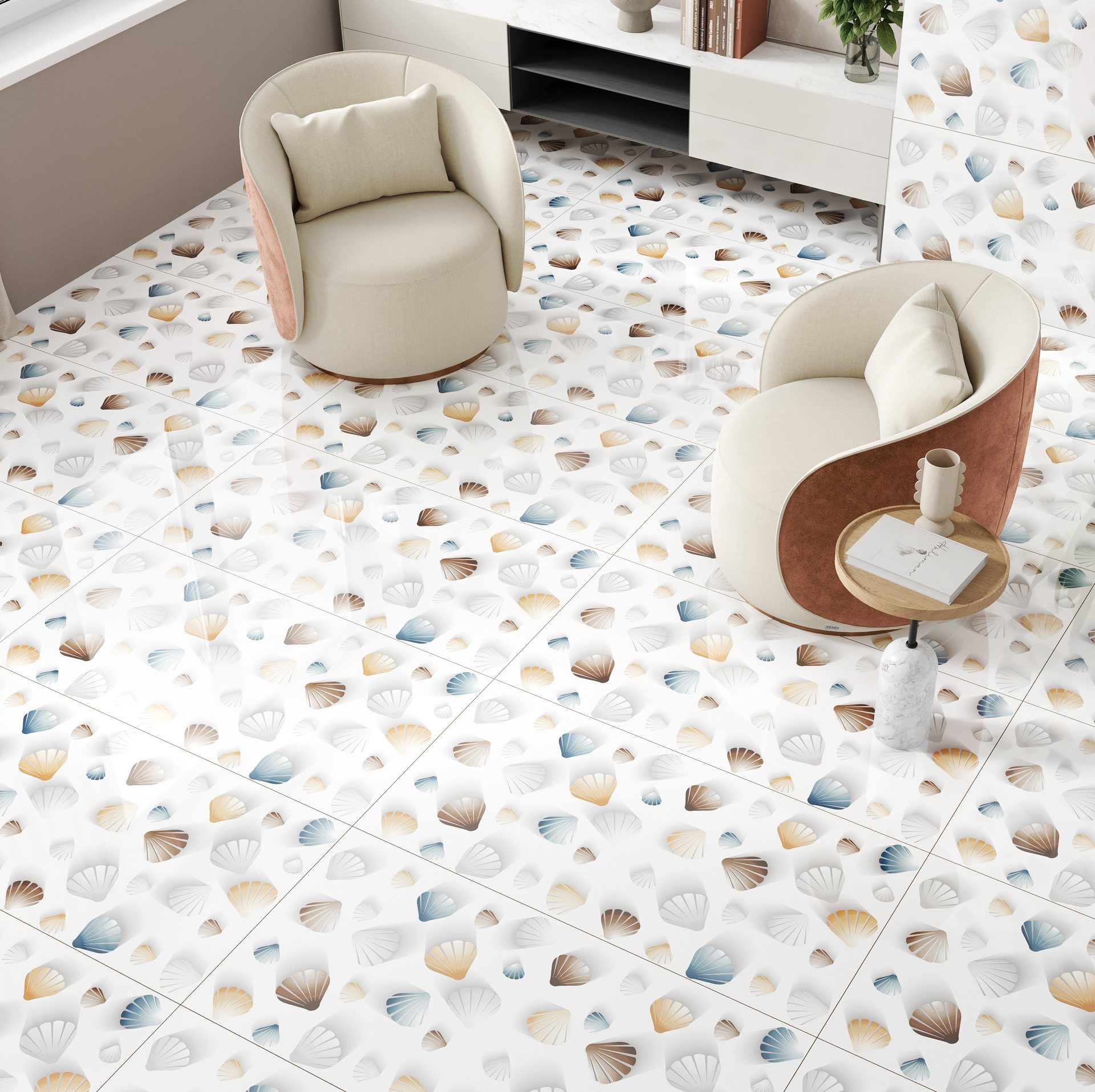 Sea Shells Room Scene