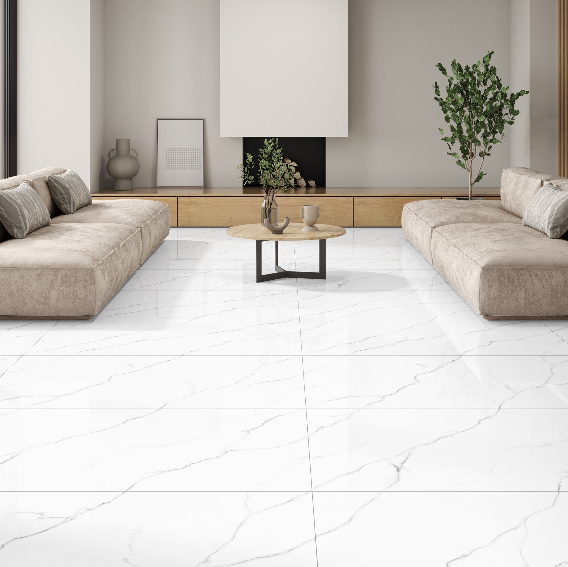 Vantone Statuario Room Scene