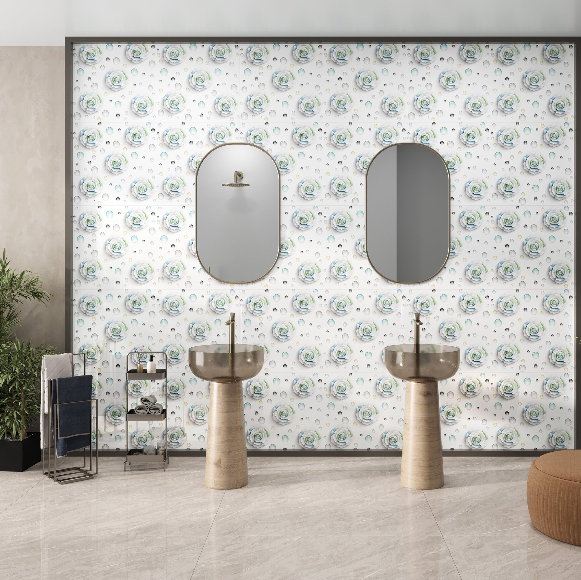 Water Villa Room Scene