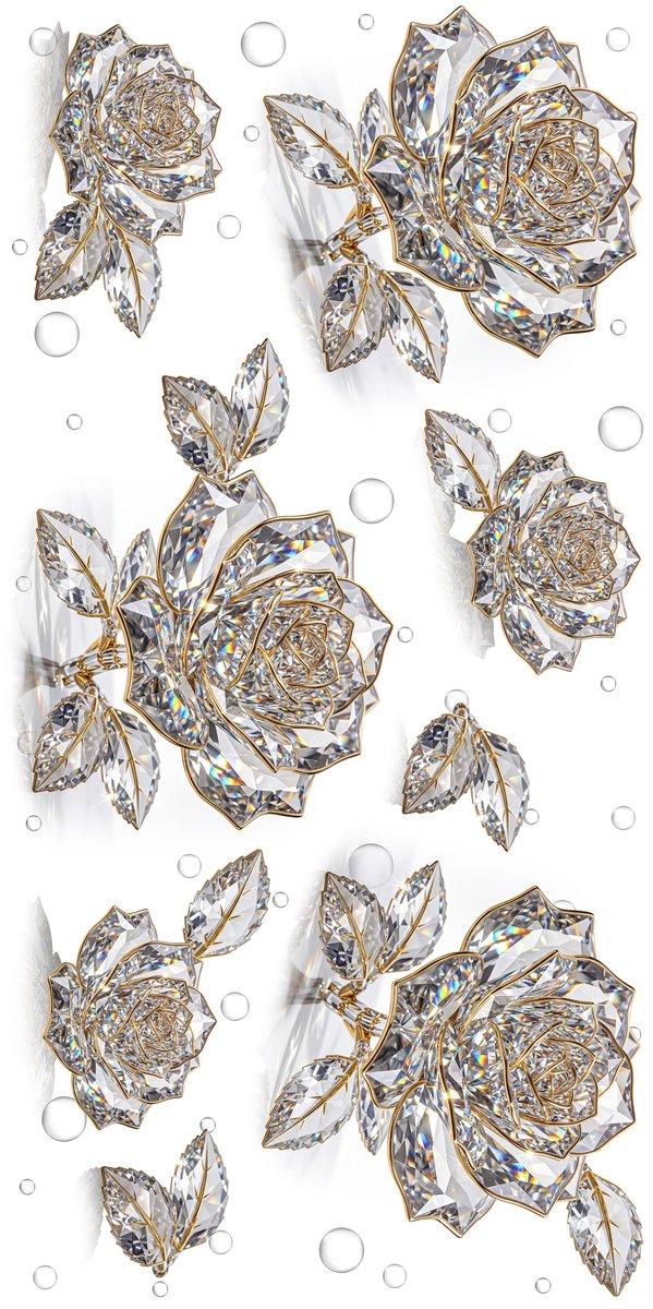 Crystal Petals Tile Face