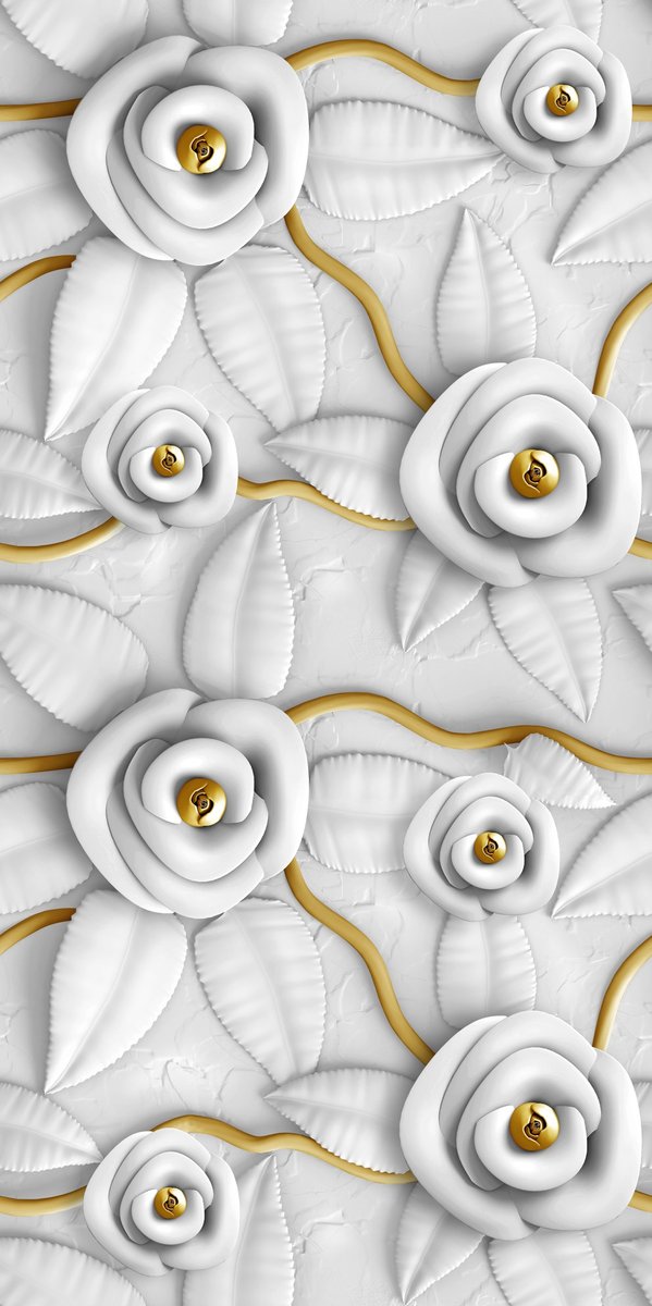 Floral Emboss Tile Face