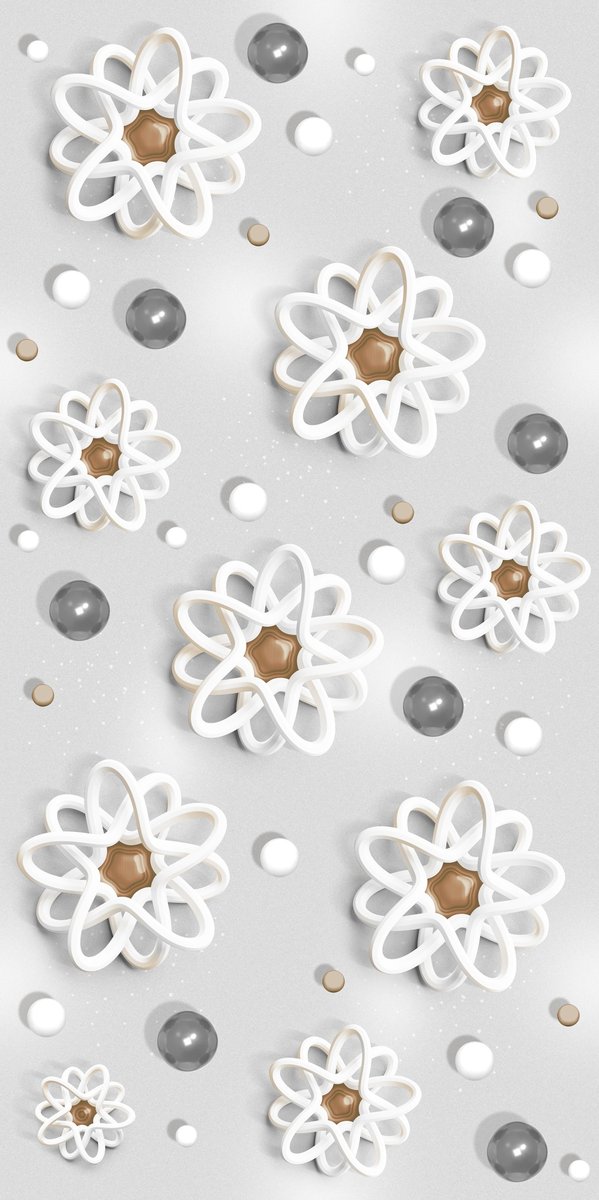 Graceful Flora Tile Face