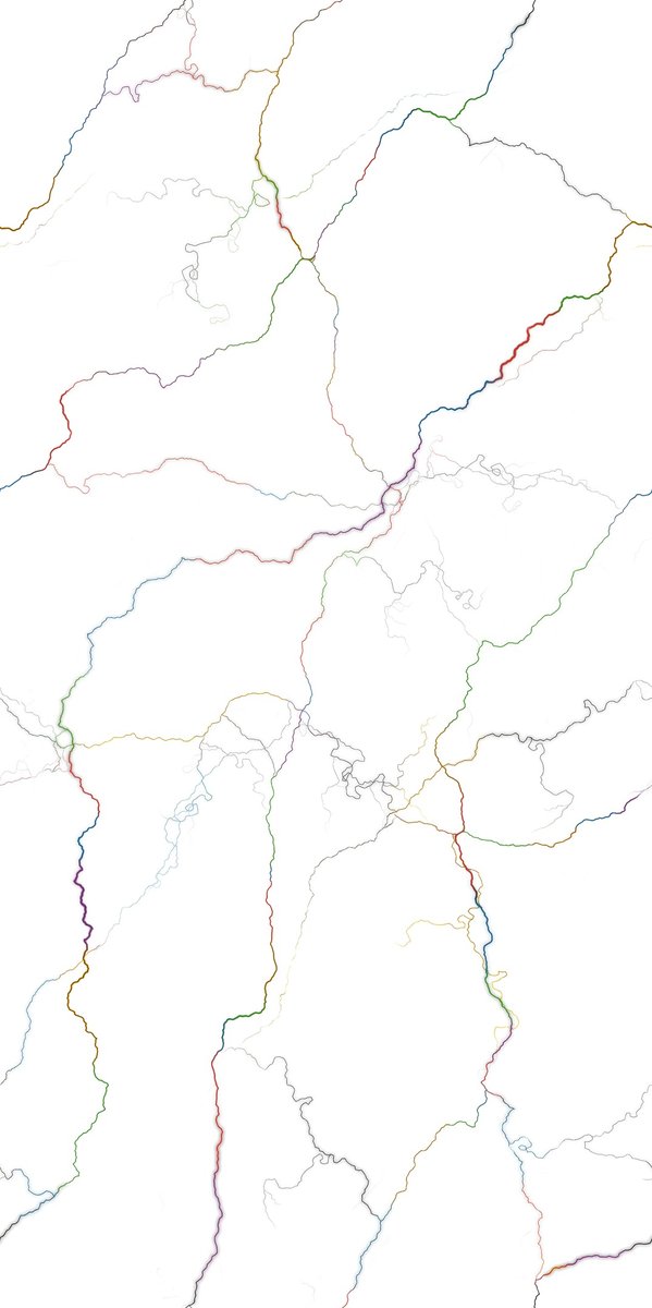 Rainbow Veins Tile Face
