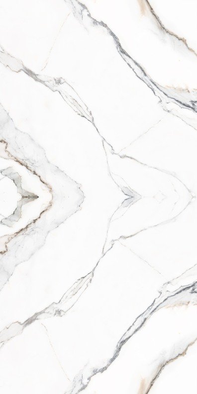 White Reflection Tile Face