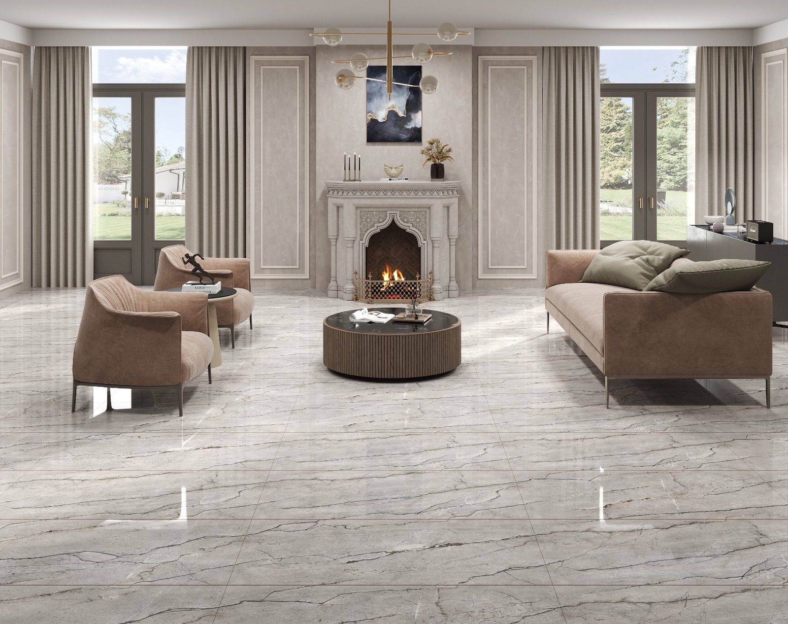  Double charge vitrified tiles